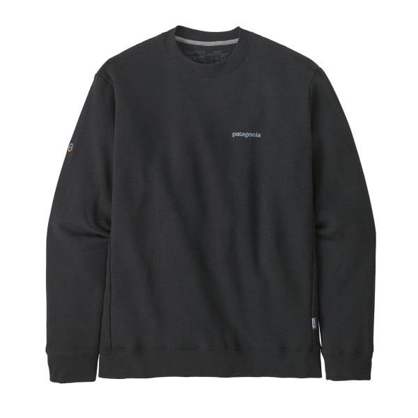 Patagonia Fitz Roy Icon Uprisal Crew Neck Sweatshirt (Ink Black)