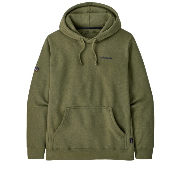 Patagonia Fitz Roy Icon Uprisal Pullover Hooded Sweatshirt (Wyoming Green)