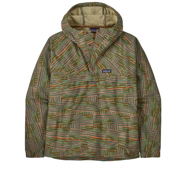 Patagonia Funhoggers Anorak Pullover Jacket (Quilty Fitz: Heartleaf Green)