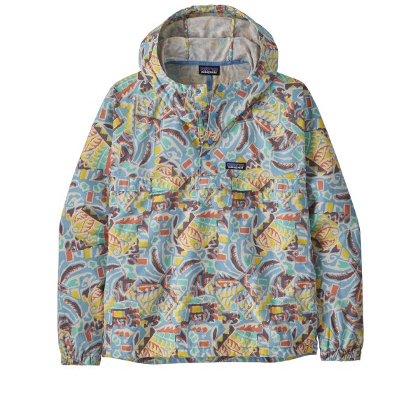 Patagonia Funhoggers Anorak Pullover Jacket (Thriving Planet: Lago Blue)