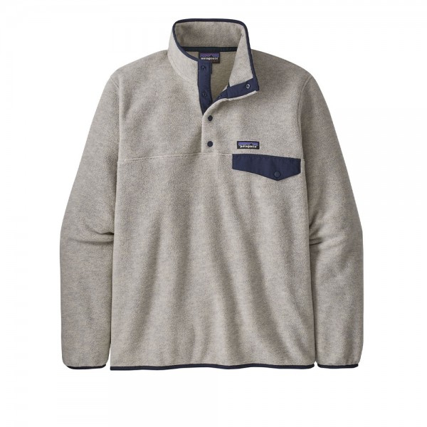 Patagonia Lightweight Synchilla Snap-T Pullover Fleece (Oatmeal Heather)