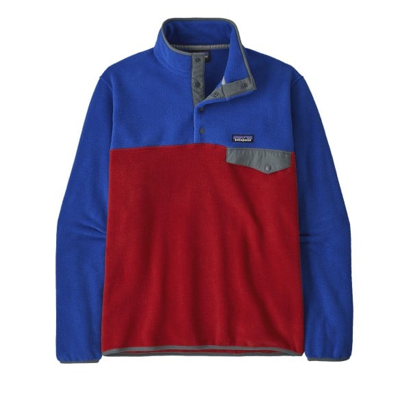Patagonia Lightweight Synchilla Snap-T Pullover Fleece (Touring Red)
