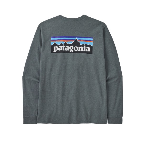 Patagonia P-6 Logo Responsibili-Tee Long Sleeve T-Shirt (Nouveau Green)