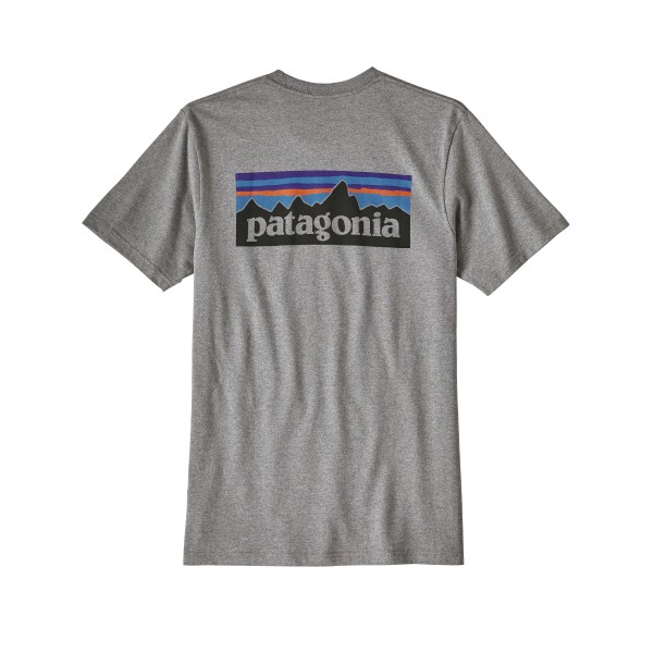 Patagonia P-6 Logo Responsibili-Tee T-Shirt (Gravel Heather)