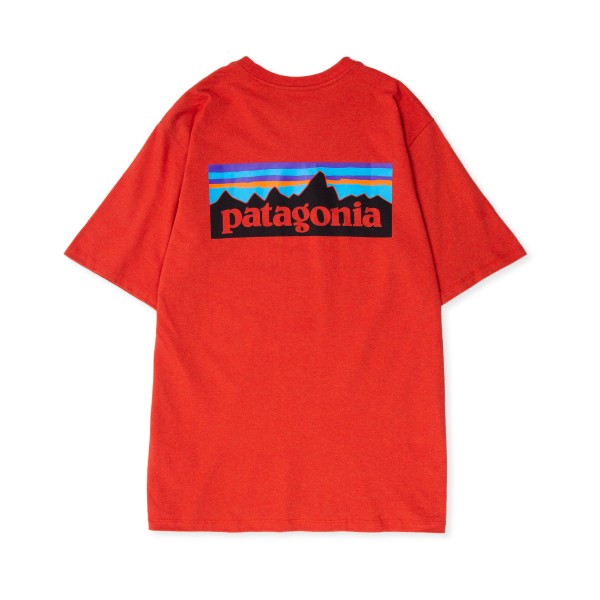 Patagonia P-6 Logo Responsibili-Tee T-Shirt (Hot Ember)