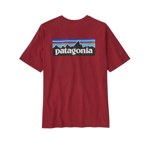 Patagonia P-6 Logo Responsibili-Tee T-Shirt (Touring Red)