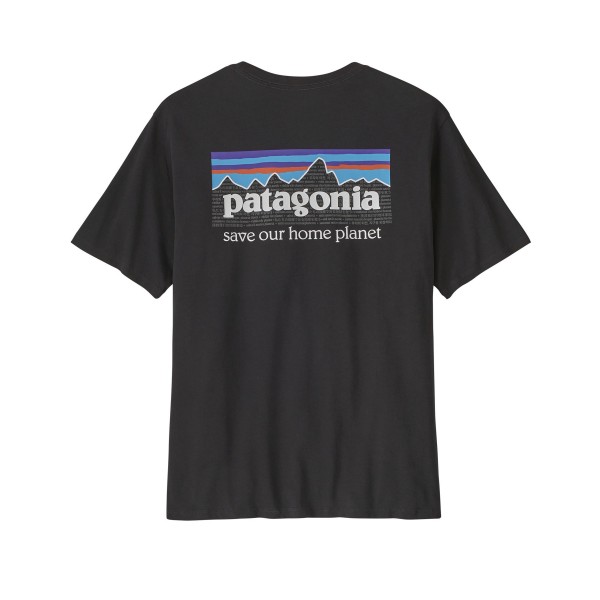 Patagonia P-6 Mission Organic T-Shirt (Ink Black)