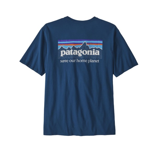 Patagonia P-6 Mission Organic T-Shirt (Lagom Blue)