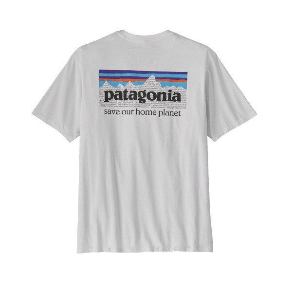 Patagonia P-6 Mission Organic T-Shirt (White)