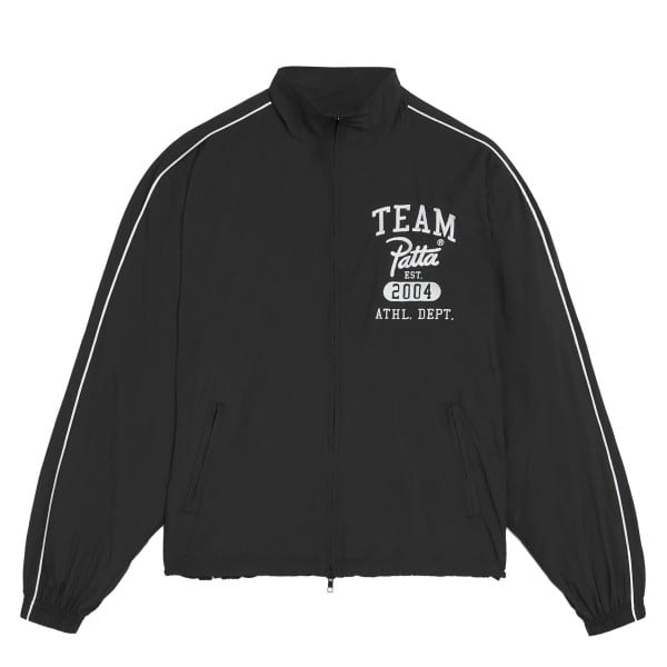 Patta Athletic Nylon Track Jacket (Black)
