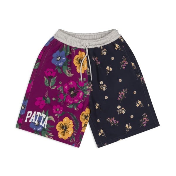 Patta Floral Patchwork Shorts (Multi) Patta Floral Patchwork Shorts (Multi)