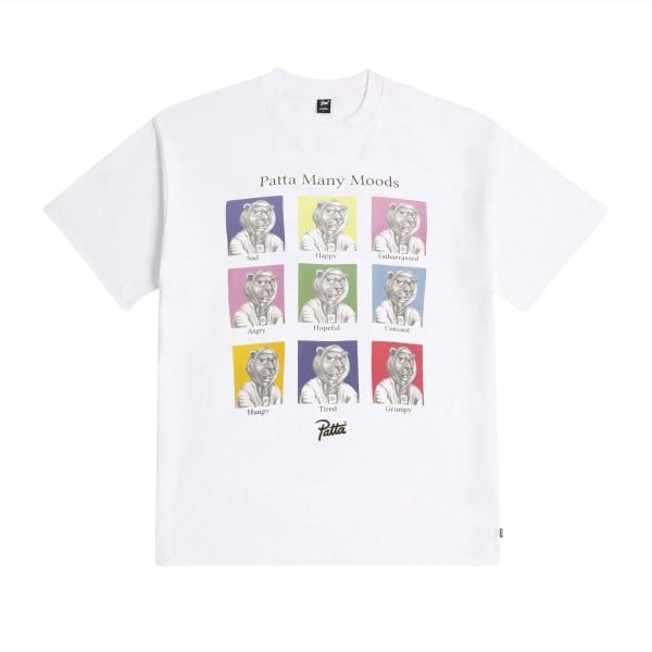 Patta Many Moods T-Shirt (White) Patta Many Moods T-Shirt (White)