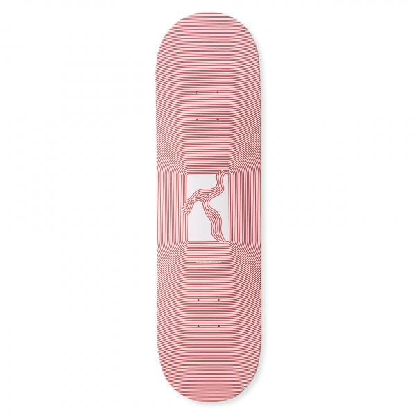 Poetic Collective Optical Skateboard Deck 8.375" (Red)