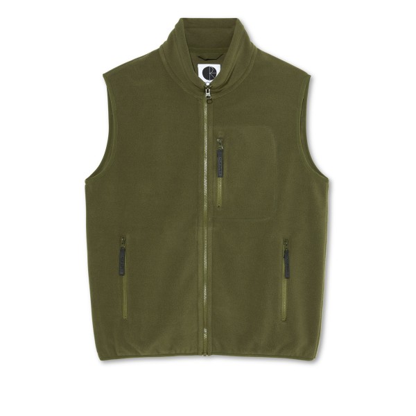 Polar Skate Co. Basic Fleece Vest (Army Green)