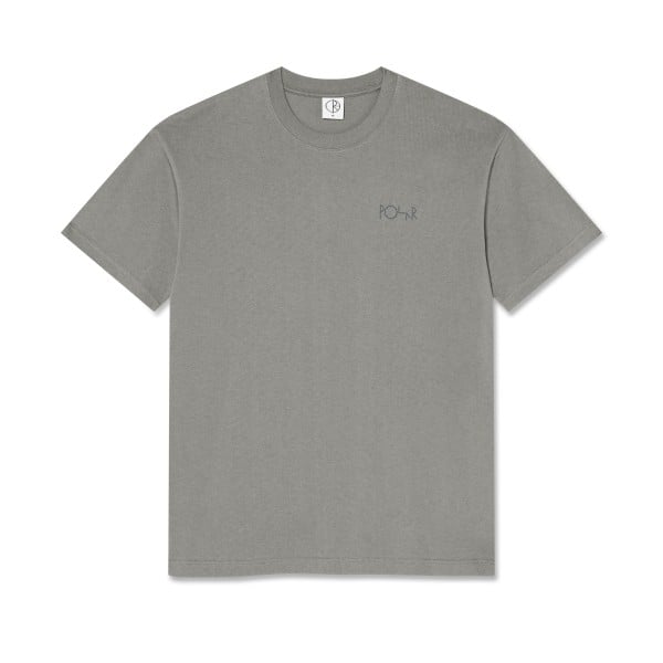 Polar Skate Co. Contrast Stroke Logo T-Shirt (Grey)