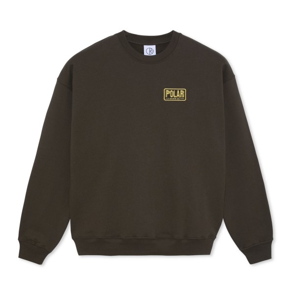 Sneaker Pimps South Africa. Dave Earthquake Crew Neck Sweatshirt (Brown)
