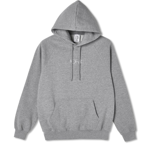 Polar Skate Co. Default Pullover Hooded Sweatshirt (Heather Grey)