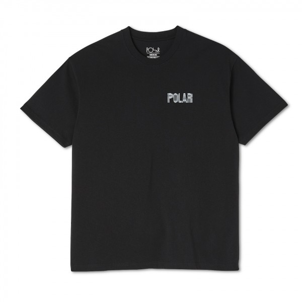Polar Skate Co. Earthquake Logo T-Shirt (Black)