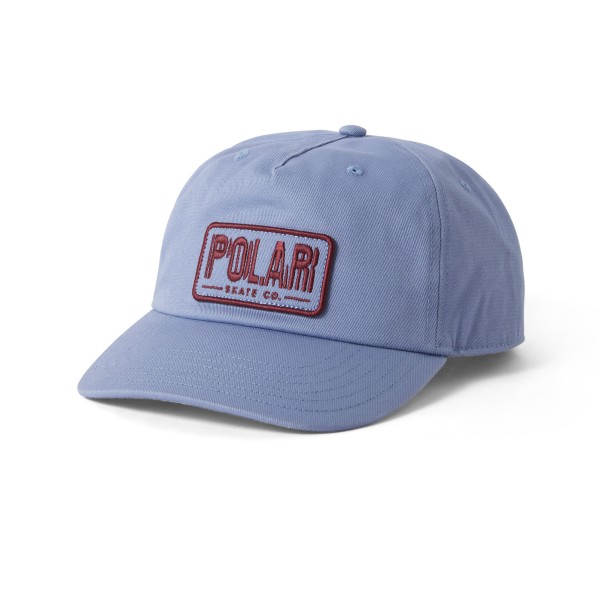 Polar Skate Co. Earthquake Patch Cap (Oxford Blue)
