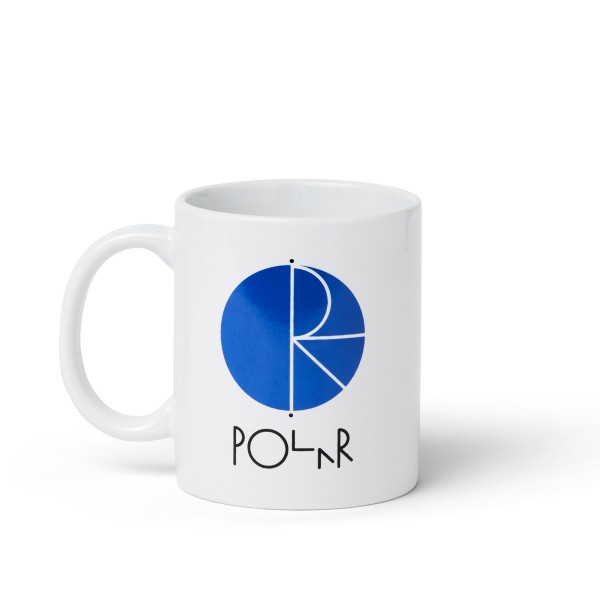 Polar Skate Co. Fill Logo Mug (White/Blue/Black)