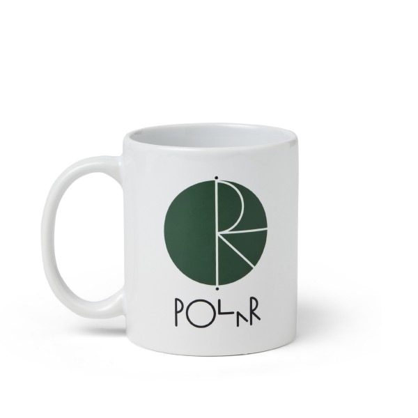 Polar Skate Co. Fill Logo Mug (White/Green)