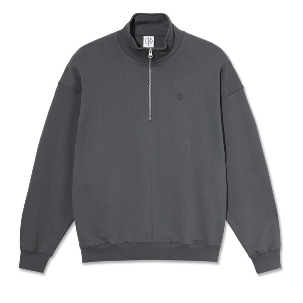 Polar Skate Co. Frank Half Zip Sweatshirt (Graphite)