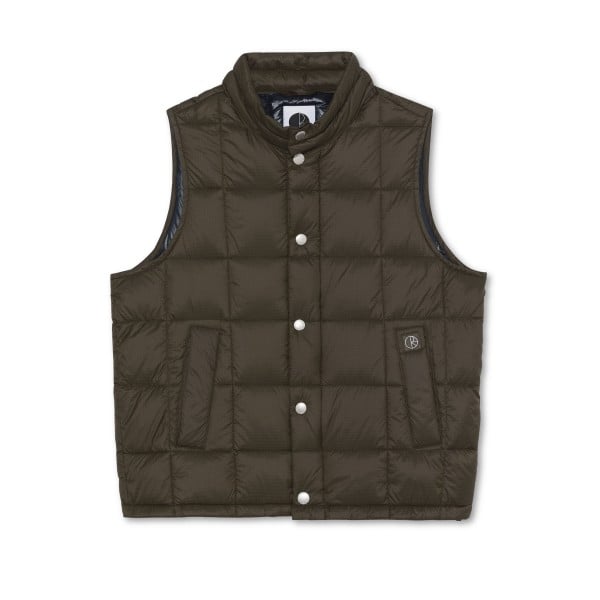 Polar Skate Co. Lightweight Puffer Vest (Brown)
