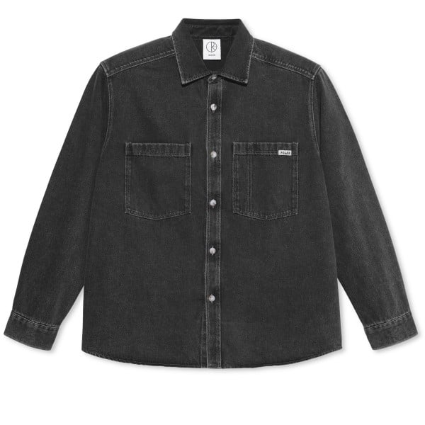 Familiar T-Shirt mit Schleifenverzierung Blau. Mitchell Denim Long Sleeve Shirt (Silver Black)