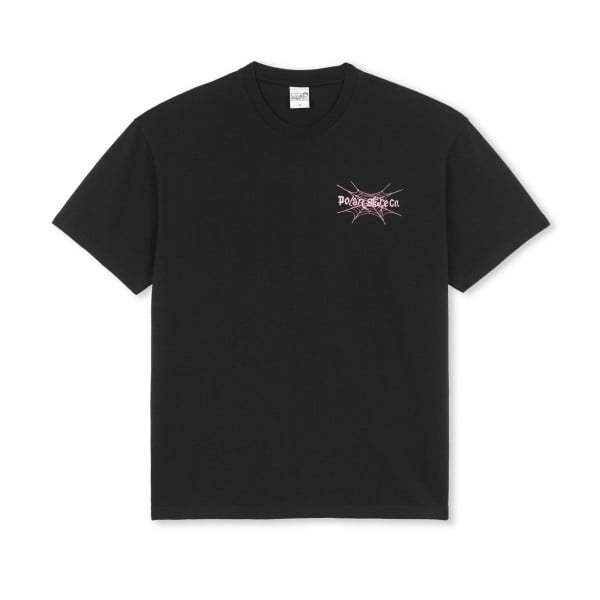 t shirt printed logo. Spiderweb T-Shirt (Black)
