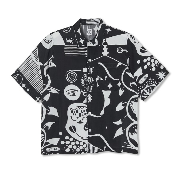 Polar Skate Co. Spiral Shirt (Black/White)