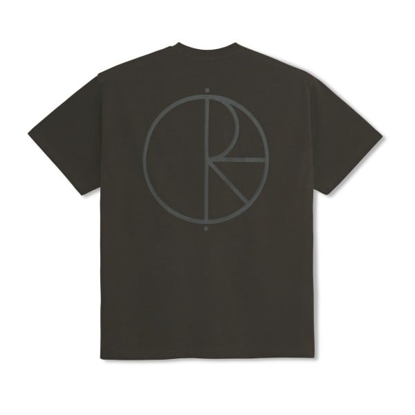 Polar Skate Co. Stroke Logo T-Shirt (Dirty Black)