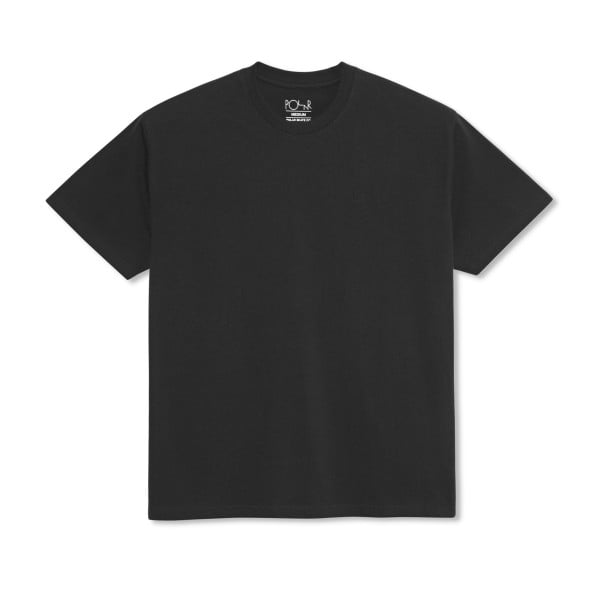 Basic Mid Length Regular Jersey Shorts. Team T-Shirt (Black)