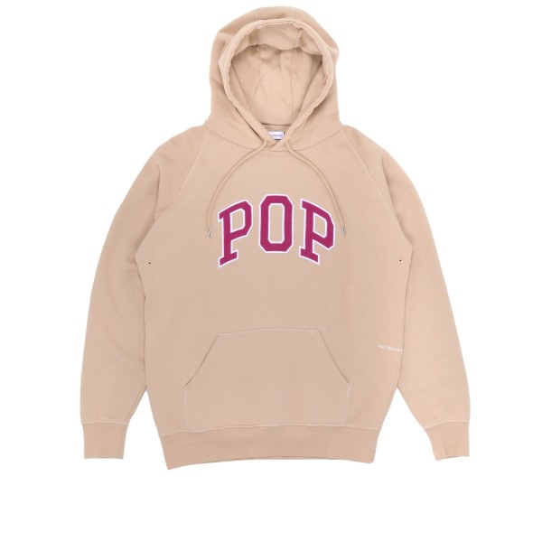 Pop Trading Company Arch Pullover Hooded Sweatshirt (Sesame)