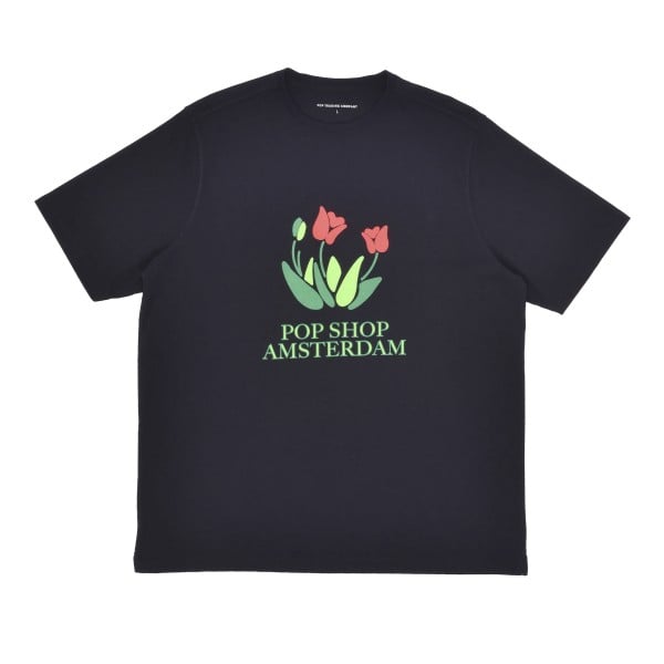 Pop Trading Company Tulip T-Shirt (Black)