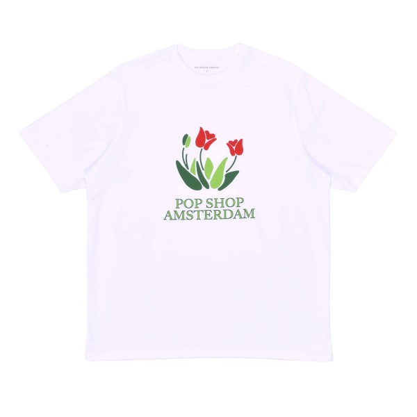 Pop Trading Company Tulip T-Shirt (White)