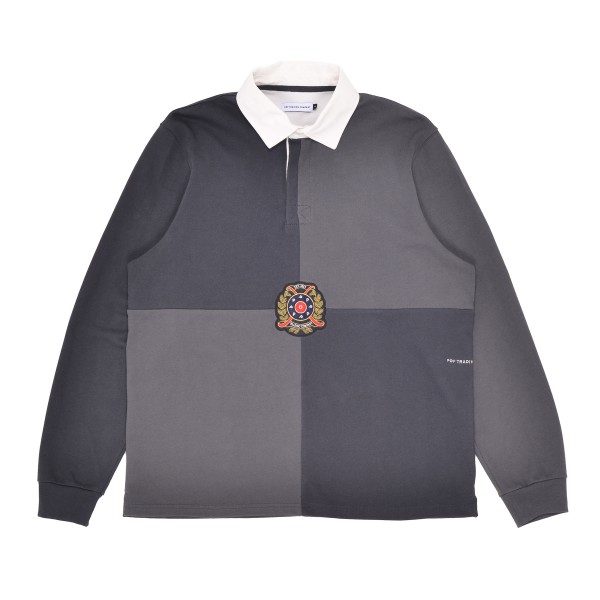 Pop Trading Company Royal Rugby Polo Shirt (Anthracite/Charcoal)