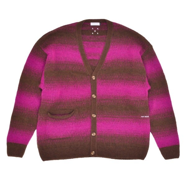 Pop Trading Company Knitted Cardigan (Delicioso/Raspberry)