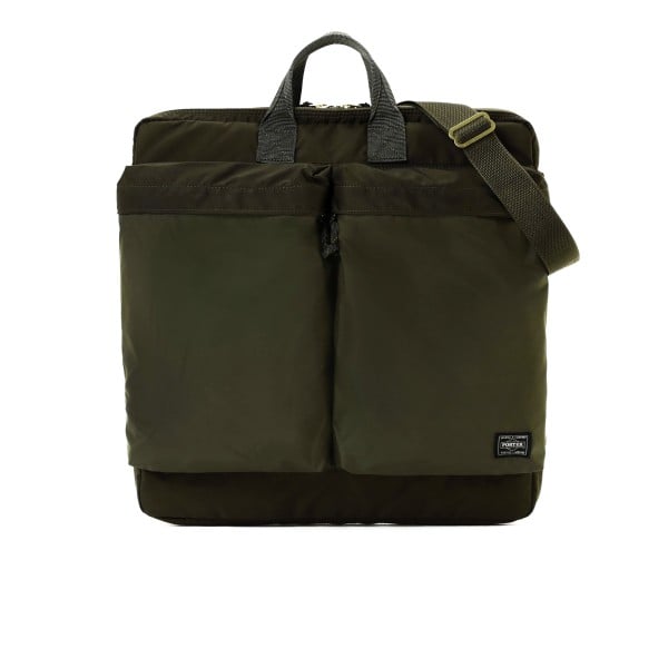 Porter-Yoshida & Co. Force 2Way Helmet Bag (S) (Olive Drab)