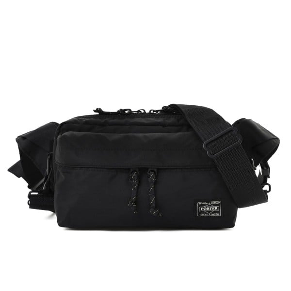 Porter-Yoshida & Co. Force 2Way Waist Bag (Black)