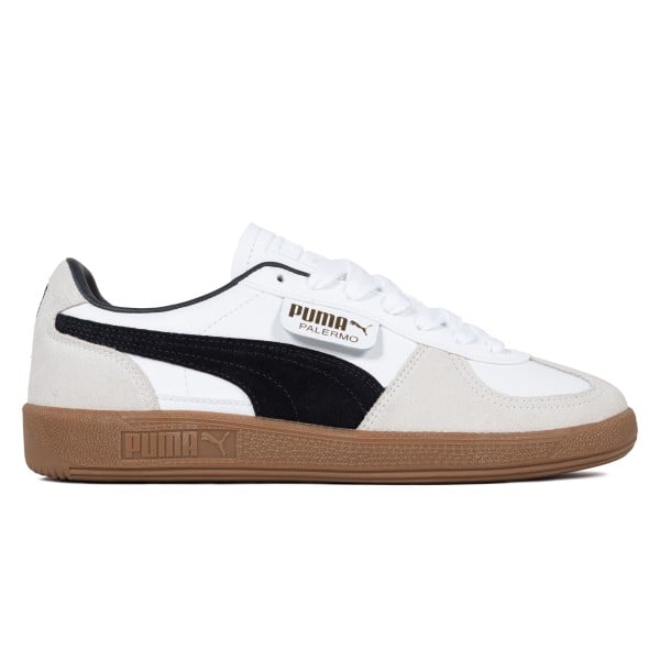 Puma Palermo Leather (Puma White/Vapour Grey-Gum)