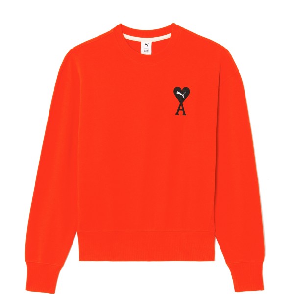 Puma x AMI Crew Neck Sweatshirt (Orange.Com)