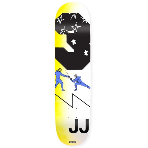 Quasi Johnson Prize Fighter Skateboard Deck 8.5" (Yellow)