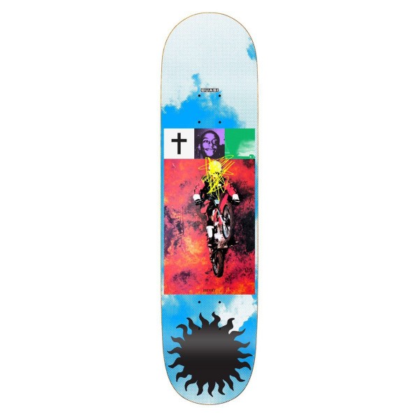 Quasi Justin Black Sun Skateboard Deck 8.25"