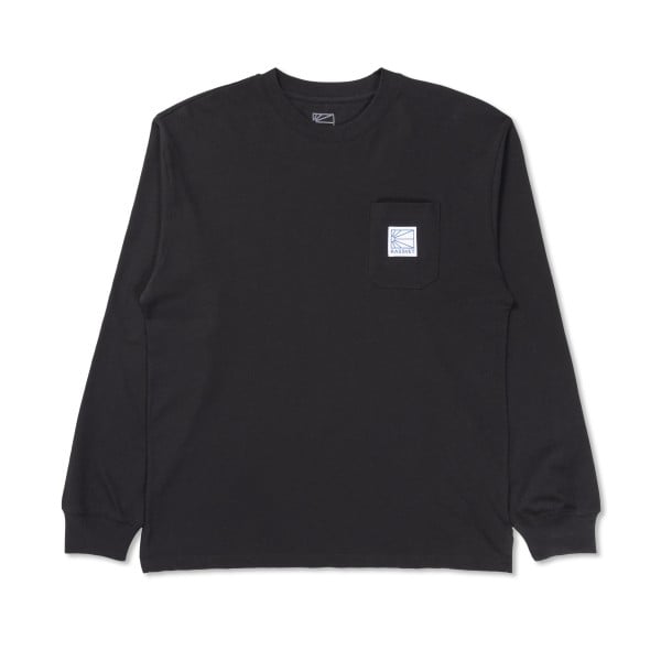 Rassvet Pocket Tag Long Sleeve T-Shirt (Black)