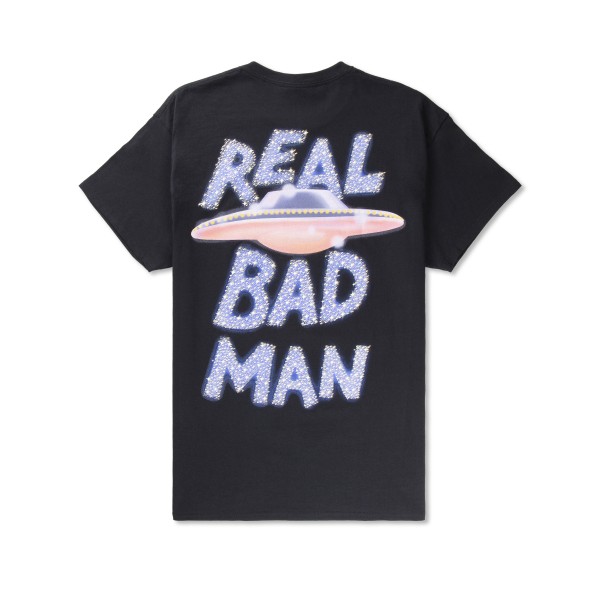 Real Bad Man Saucer Cult T-Shirt (Black)