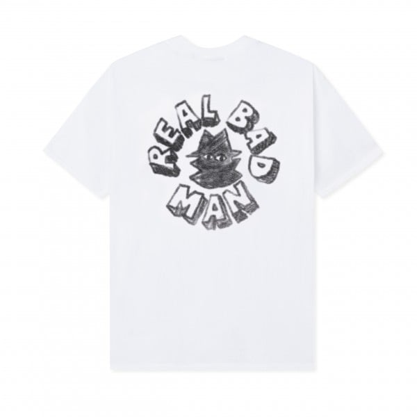 Real Bad Man Sketchy RBM T-Shirt (White)