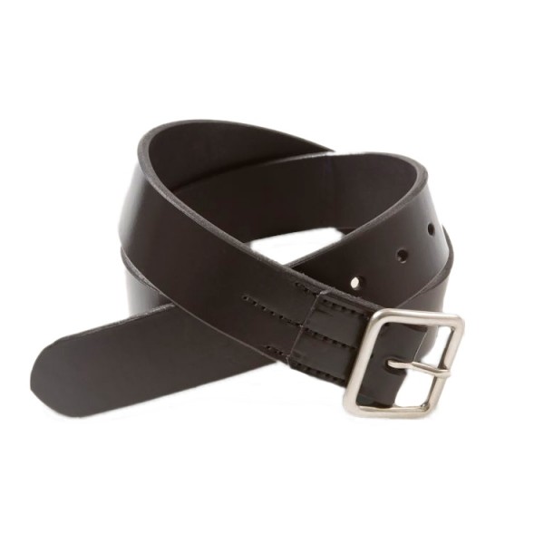 Red Wing English Bridle Leather Belt (Black Vegetable Tanned)