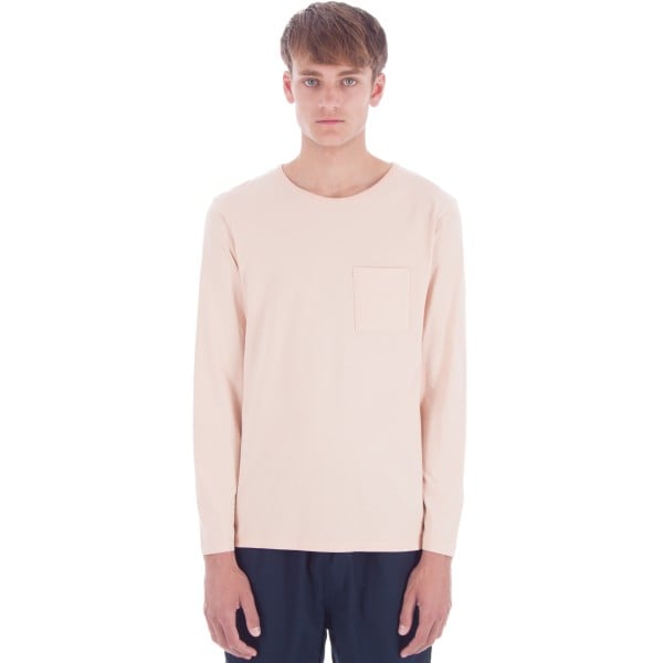 Saturday's Surf NYC James Solid Long Sleeve T-Shirt (Clay)