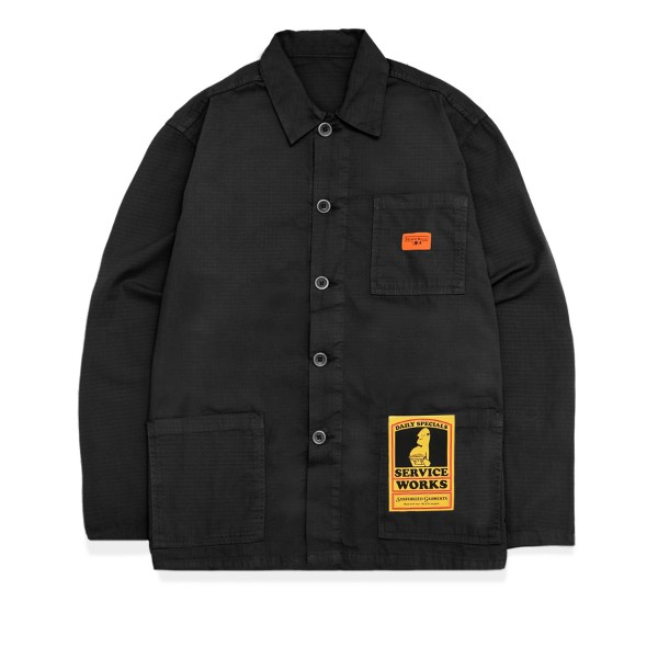 Service Works Ripstop Coverall Jacket (Black)