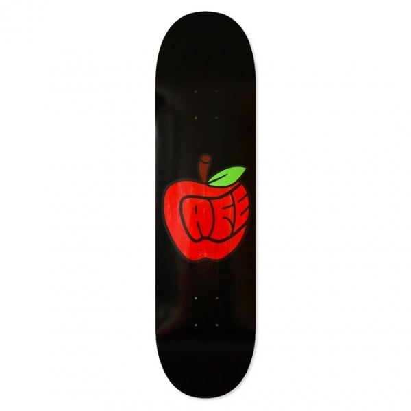 Skateboard Café Pink Lady Skateboard Deck 8.7" (Black/Red Stain)
